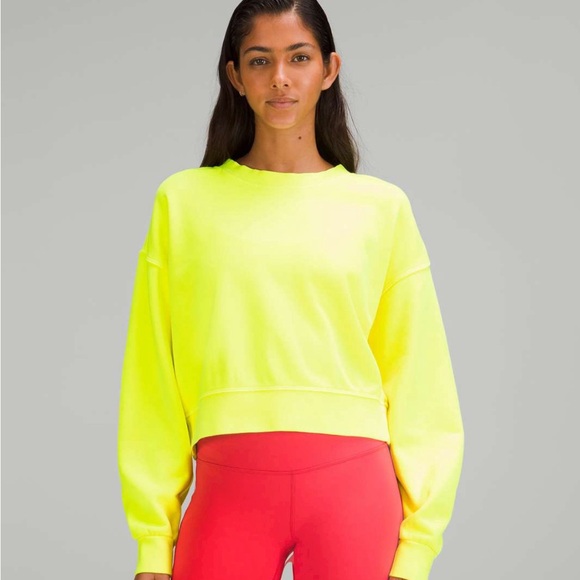 Lululemon Perfectly Oversized Cropped Crew - Picture 1 of 2